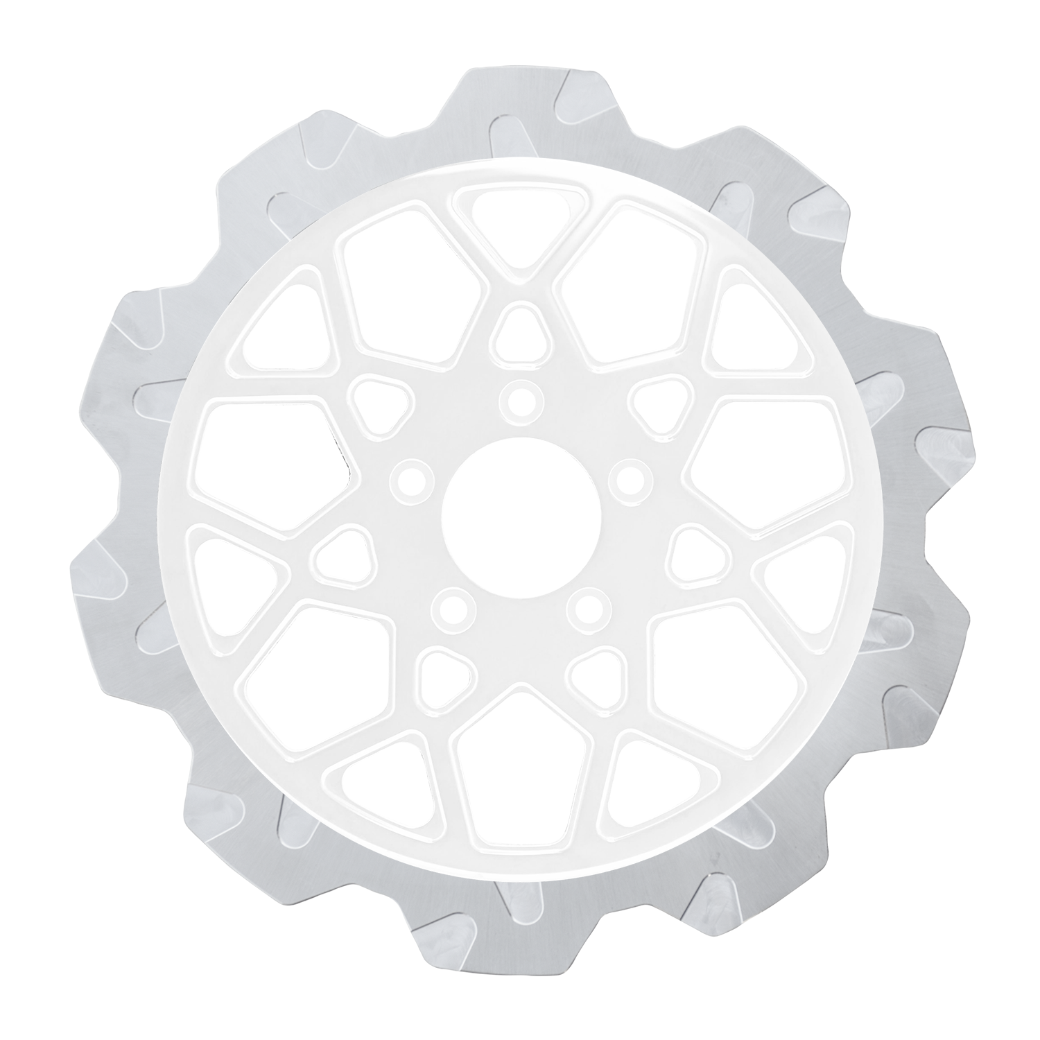 Oversized 13" Crown Cut Front Rotors