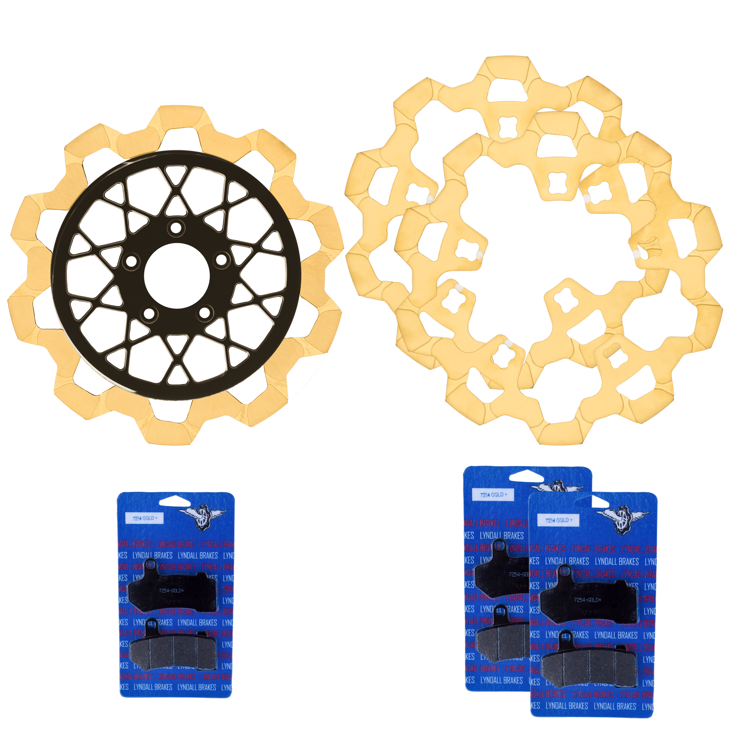 14'-23' Touring Front and Rear Rotor Kit