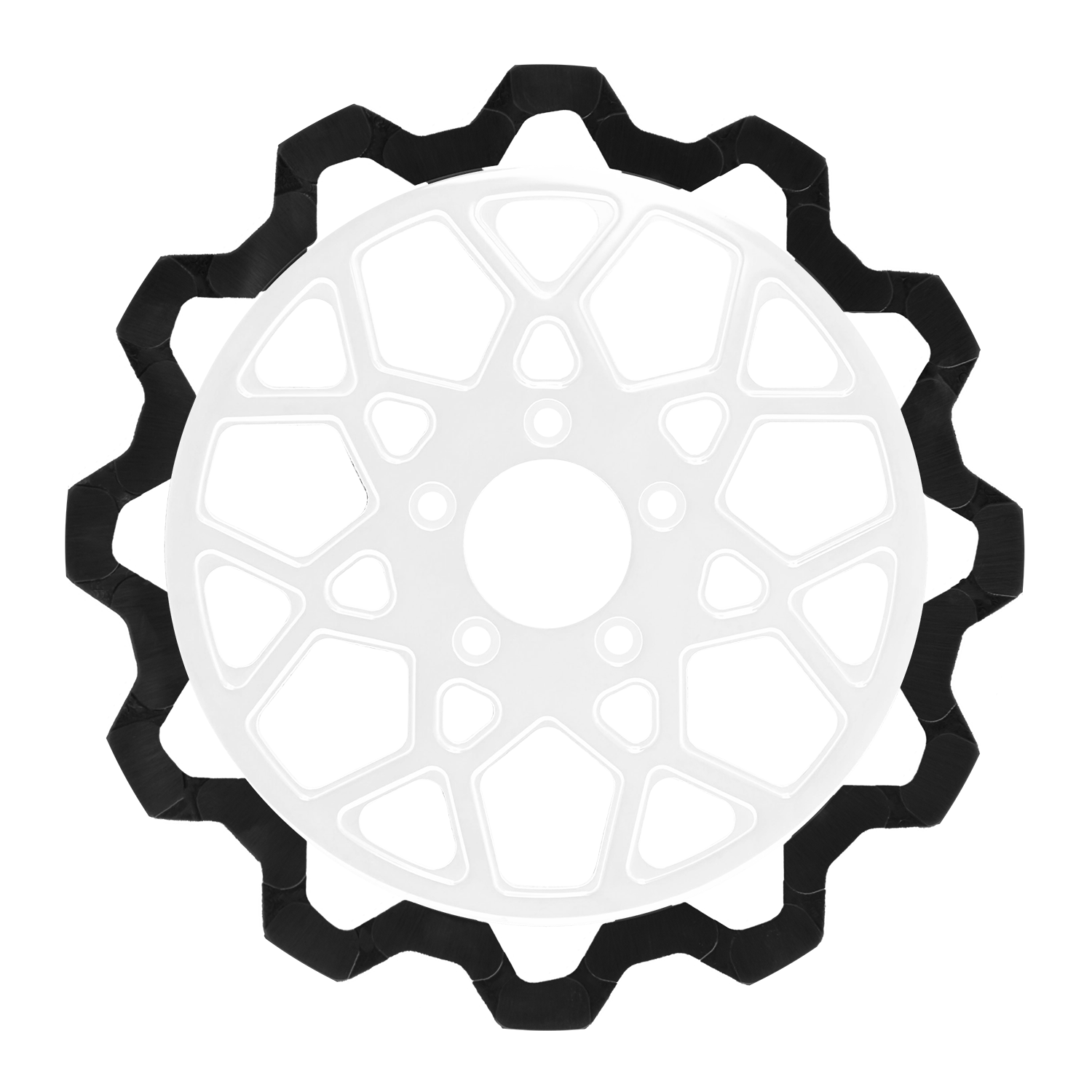 Oversized 13" Bow-Tie Front Rotors