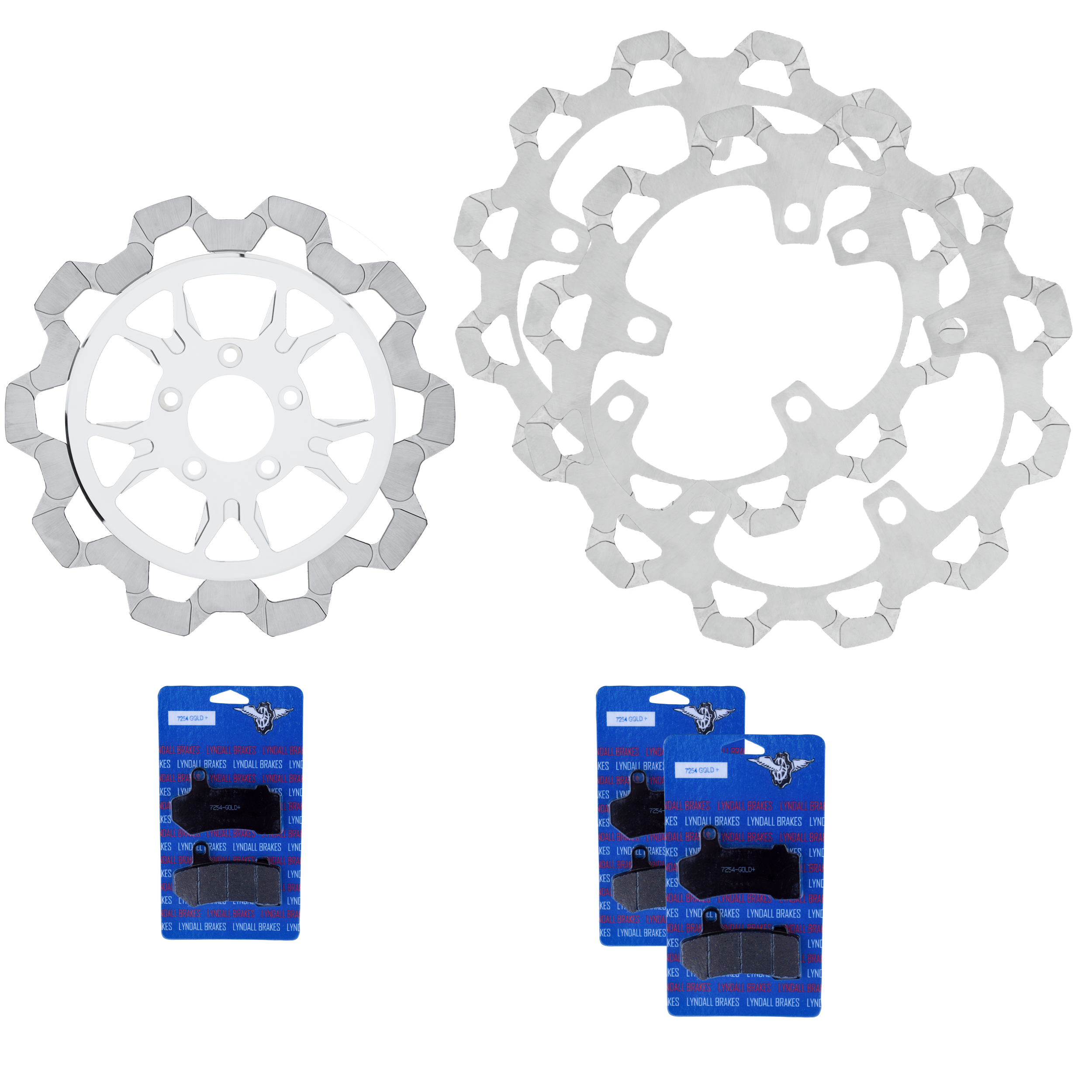 24' Non-CVO Touring Front and Rear Rotor Kit