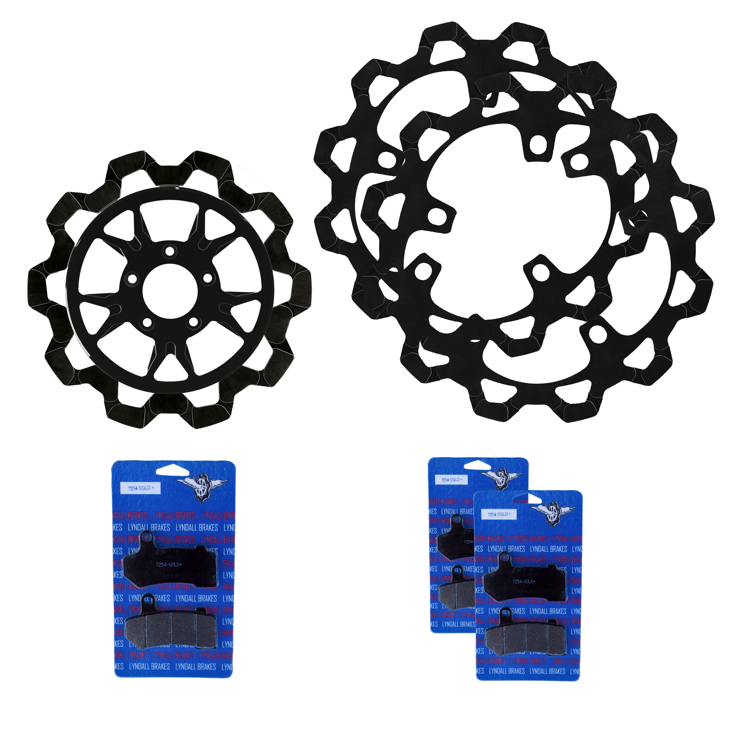 24' Non-CVO Touring Front and Rear Rotor Kit