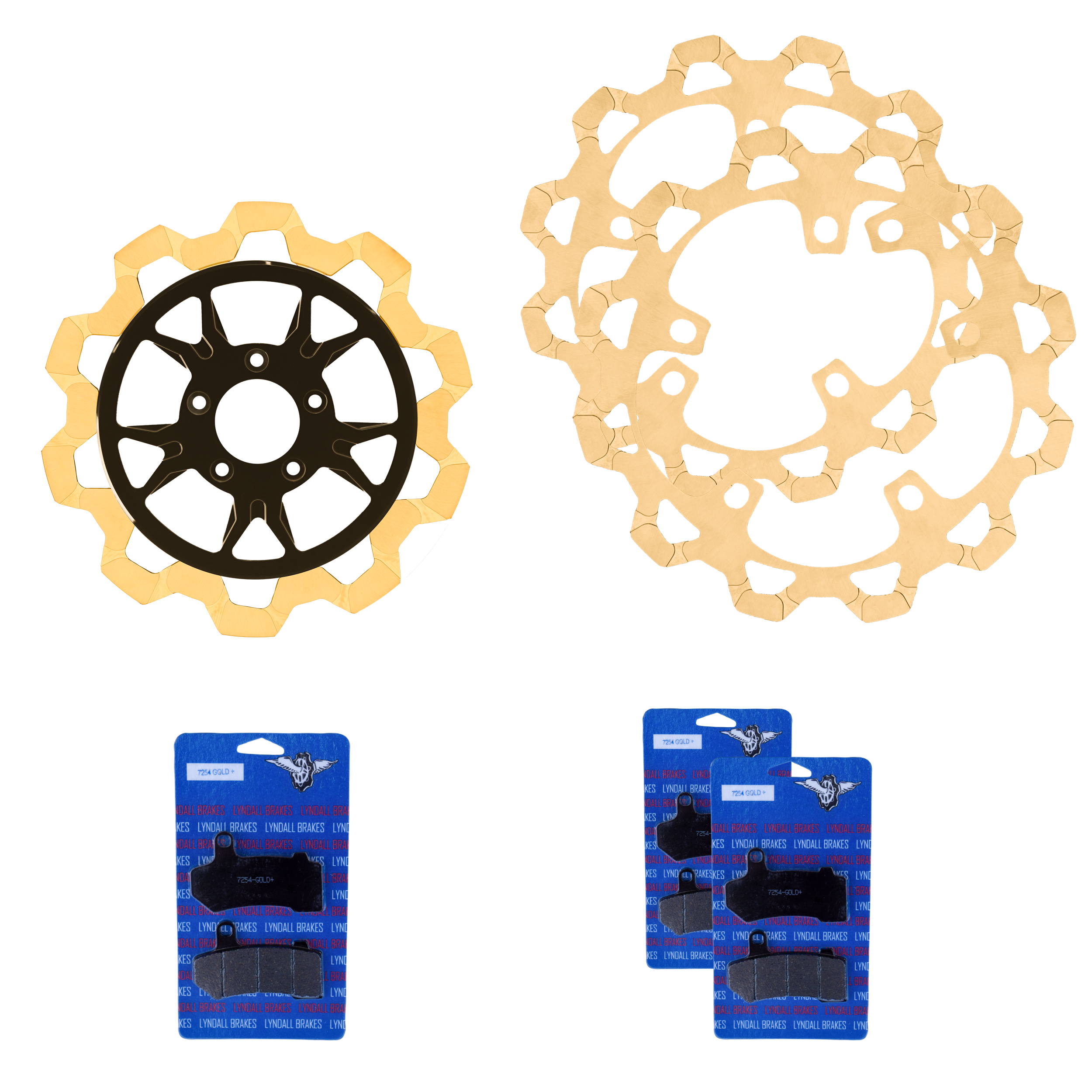 24' Non-CVO Touring Front and Rear Rotor Kit