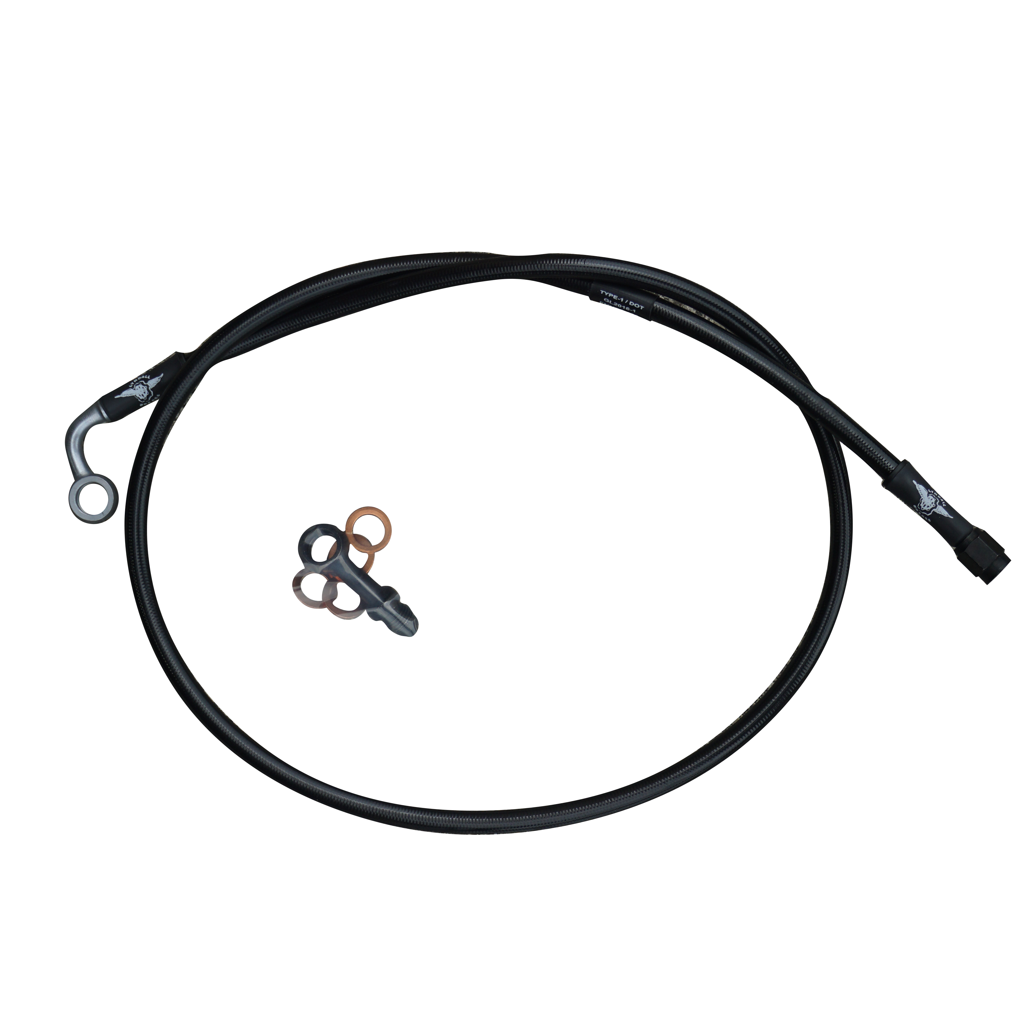 Touring Steel Braided Brake Line Kits for ABS
