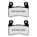 Brake pad for 2015-2019 Softail Breakout, Fat Boy, Heritage, Deluxe, Slim, Street Bob, Low Rider. Fits various models including 114 versions